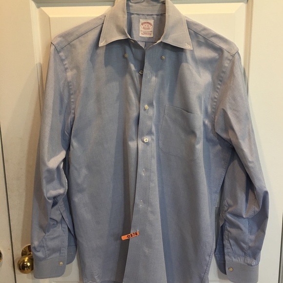 Brooks Brothers Blue Button Down Dress Shirt - Picture 2 of 5